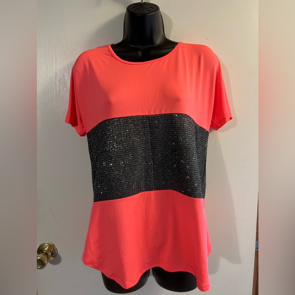 Crazy Train Bright Coral Women’s Top